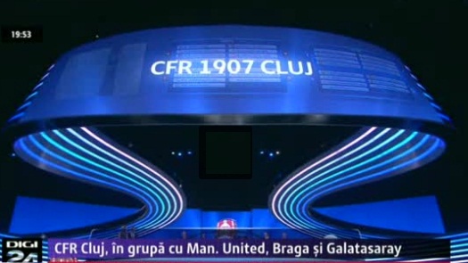 CFR Cluj este �n grupa H a Ligii 