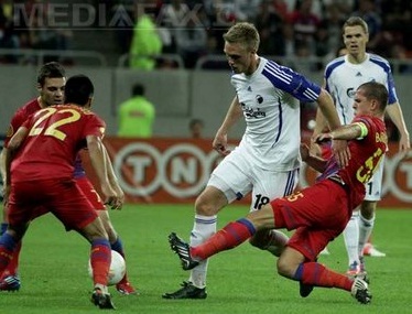 Steaua  este lider �n grupa E a Ligii Europa