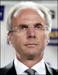 Sven Goran Eriksson la Manchester City