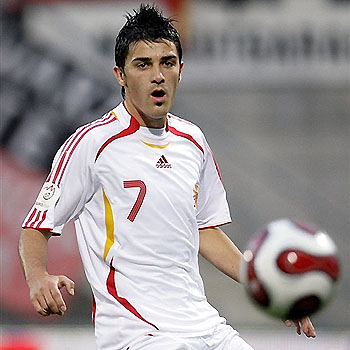 David Villa prezentat oficial la Barcelona