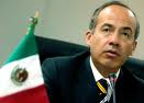 Presedintele Mexicului, Felipe Calderon la meciul de deschidere