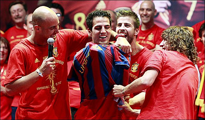 Glume pe seama lui Fabregas (video)