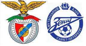 Avancronica Benfica Lisabona - FC Zenit in  Liga Campionilor