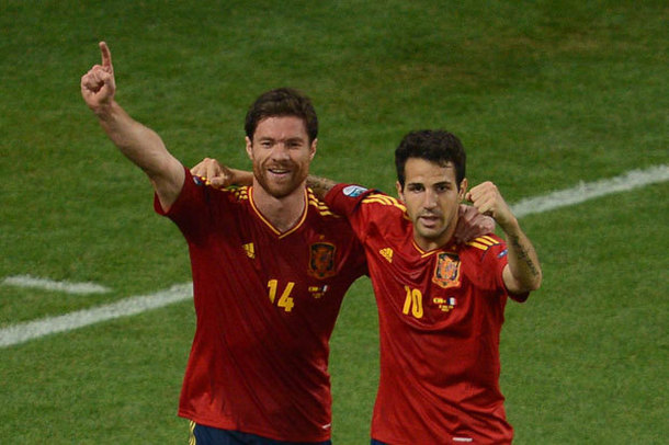 Xabi Alonso o califica pe Spania in sferturi