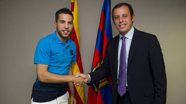 Jordi Alba - prezentat oficial
